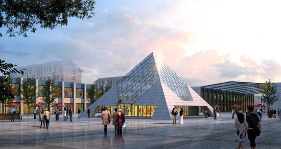 嘉峪关金字塔网架